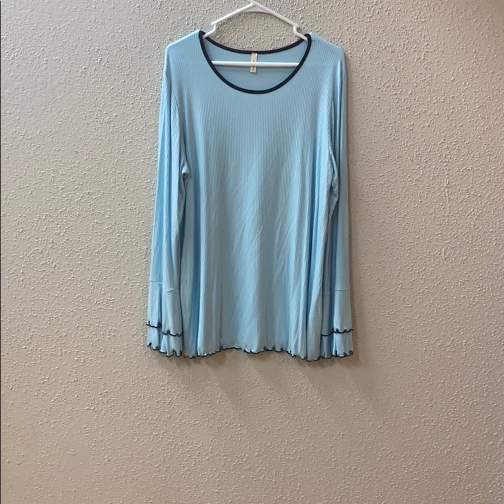 Light blue long sleeve shirt